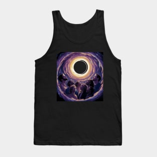 Art Solar Eclipse 2024 Totality April 8 Men Tank Top